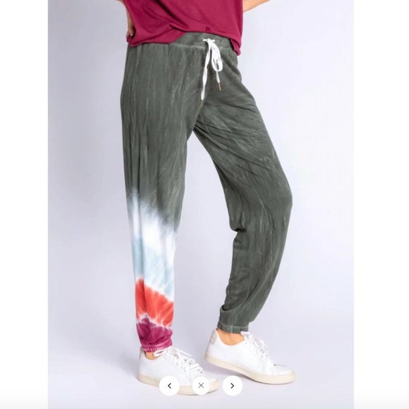 PJ Salvage Pants - NWT - PJ SALVAGE   Mountain Bound Pant In Olive - Size Small - Olive/Multi